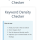 Keyword Density Checker